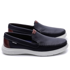 Mocassim Couro Pegada Masculino Amortech