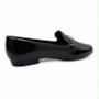 Mocassim Feminino Verniz Gloss Preto Piccadilly
