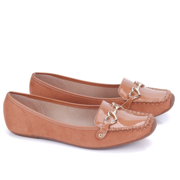 Mocassim Moleca Feminino - CAMEL