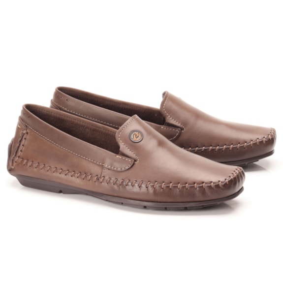 Mocassim Nobuck Pegada Masculino - CRAVO