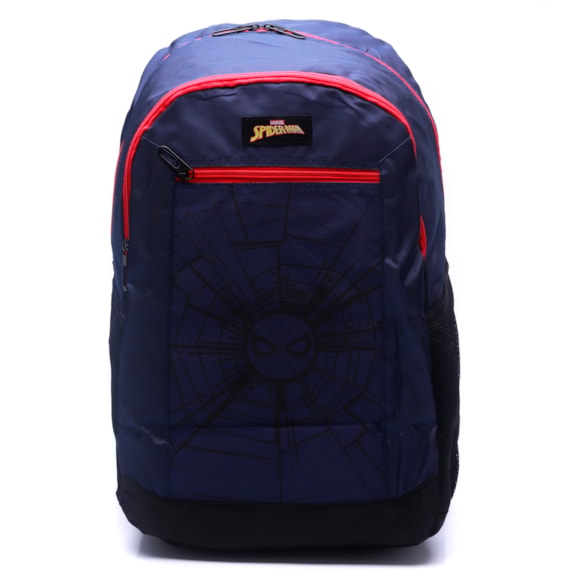 Mochila Homem Aranha Juvenil Menino Xeryus 11986 Preto Azul