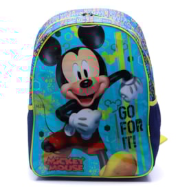 Mochila Infantil Escolar Mickey Xeryus 11602 Azul Marinho Verde