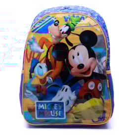 Mochila Infantil Menino Mickey Xeryus 11592 Azul Claro Laranja