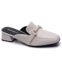 Mule Feminino Piccadilly Salto Quadrado com Stretch 160107
