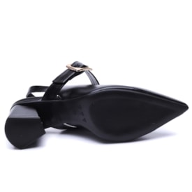 Salto Feminino Bebecê Chanel com Fivela Lateral 3838-555