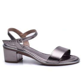 Sandália Beira Rio Salto Baixo Feminina 8379.203 Grafite