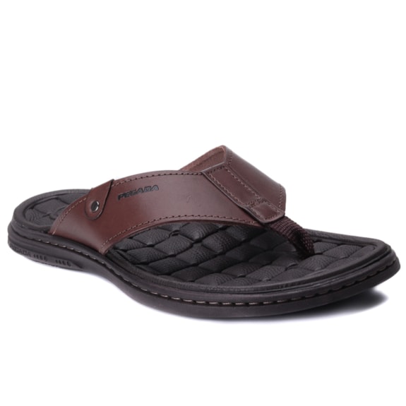 Sandália de Dedo Masculina Pegada Couro 131281