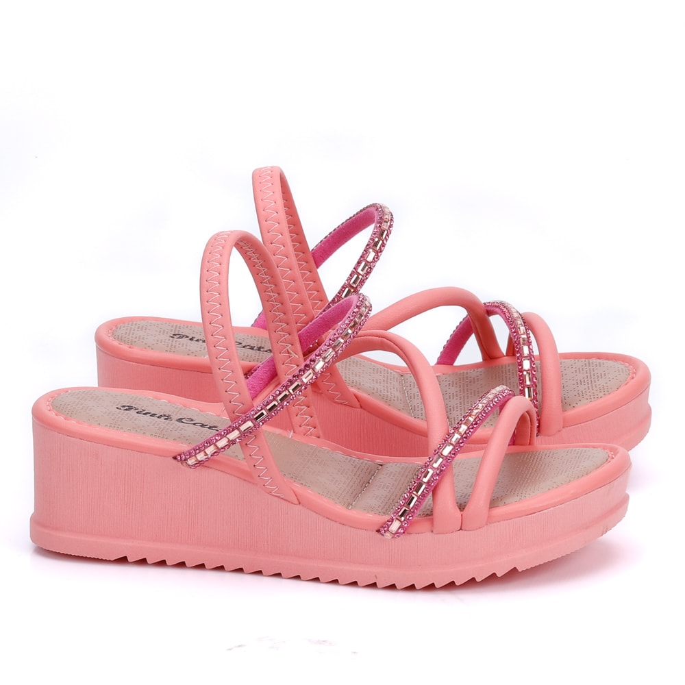 Sandalias anabela hot sale infantil