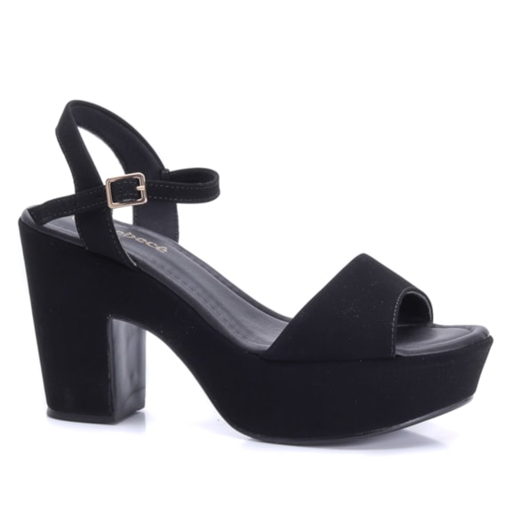 Sandália Feminina Bebecê Salto Plataforma T 5118-155