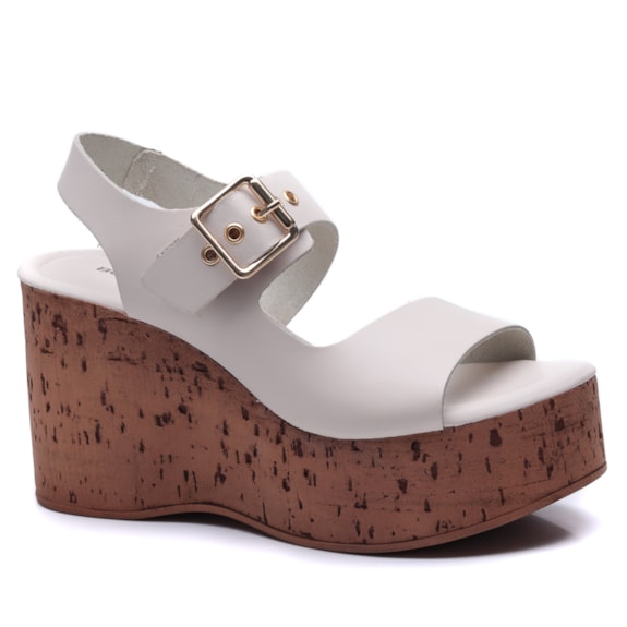 Sandália Feminina Bottero Anabela Cortiça 374703