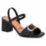 Sandália Feminina Comfortflex Salto Baixo Calce Fácil 26-38404