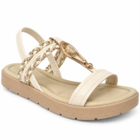 Sandália Feminina Dakota Flat Form com Pedra DB 257