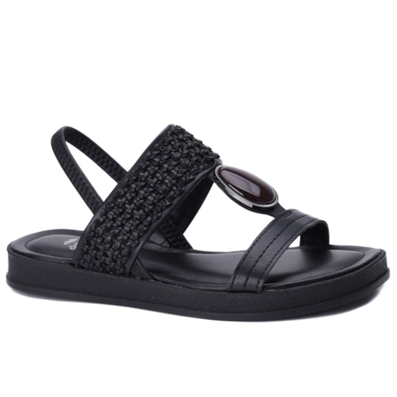 Sandália Feminina Dakota Flatform com Pedras Y9711