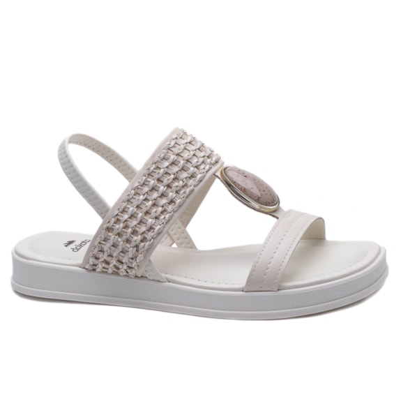 Sandália Feminina Dakota Flatform com Pedras Y9711