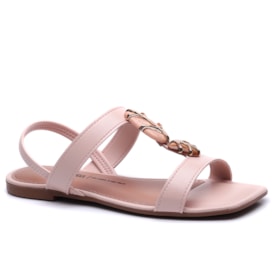 Sandália Feminina Dakota Rasteira Salomé com Pedras Y9611