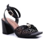 Sandália Feminina Dakota Salto Bloco com Trama Y9803