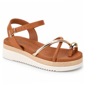 Sandália Feminina Flat Form Tiras com Dedo Beira Rio 8575.103