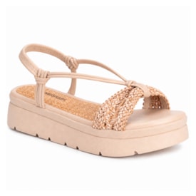 Sandália Feminina Mississipi Flat Form Trama J 2152