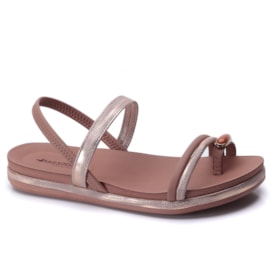 Sandália Feminina Mississipi Flatform Anatômica Dedo MF452