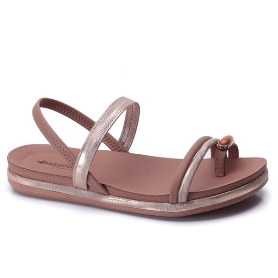 Sandália Feminina Mississipi Flatform Anatômica Dedo MF452