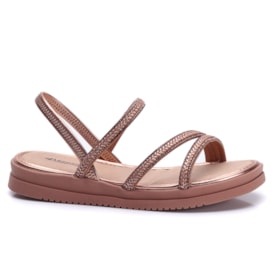 Sandália Feminina Mississipi Flatform com Brilho ME 353
