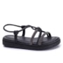 Sandália Feminina Mississipi Flatform com Brilho MF 773