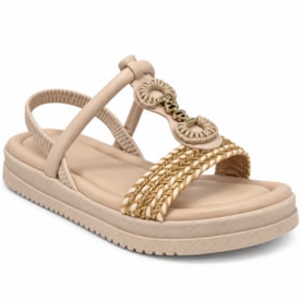 Sandália Feminina Mississipi Rasteira Flat Form J 1842