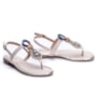 Sandália Feminina Mississipi Rasteira - OFF WHITE