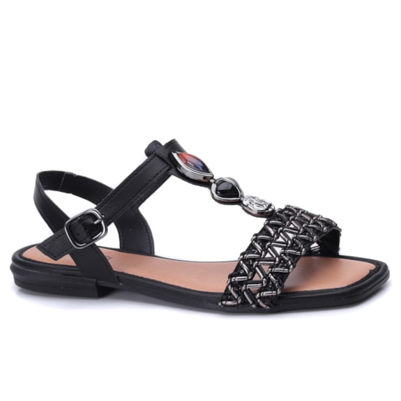 Sandália Feminina Mississipi Rasteira Salomé J0 442