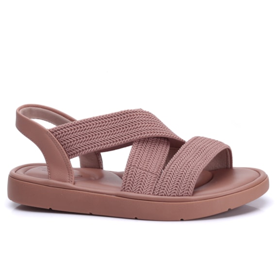 Sandália Feminina Modare Rasteira com Tiras de Elástico 7208.105