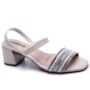 Sandália Feminina Moleca Bloco Elástico Multi Brilho 164926