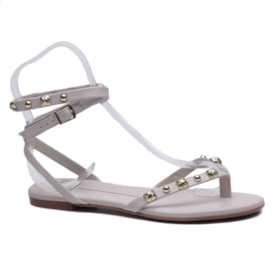 Sandália Feminina Moleca Rasteira Dedo Amarrar 5557.108