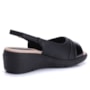 Sandalia Feminina Piccadilly Anabela Napa Stretch 540409-1