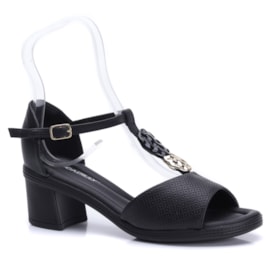 Sandália Feminina Piccadilly Napa Pontilhado 566078