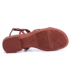 Sandália Feminina Piccadilly Rasteira Soft com Metal 590071