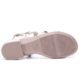 Sandália Feminina Piccadilly Rasteira Soft com Metal 590071