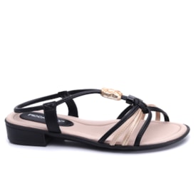 Sandália Feminina Piccadilly Rasteira Soft com Tiras 165146