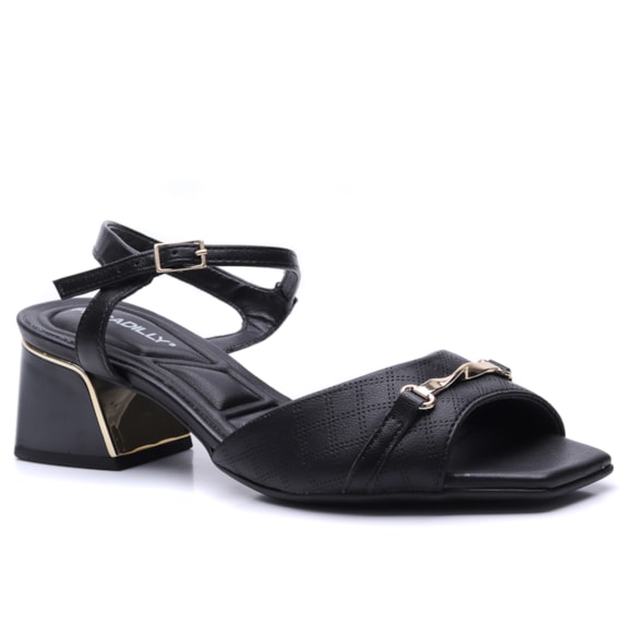 Sandália Feminina Piccadilly Salto Bloco 543098