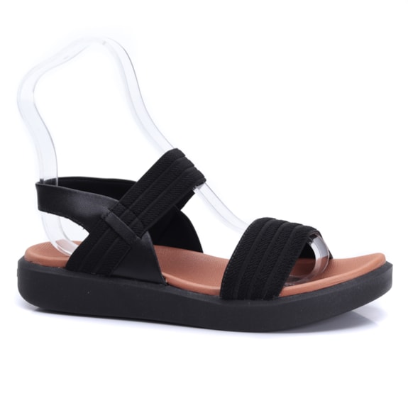 Sandália Feminina Usaflex Rasteira com Elástico AL 0101 P