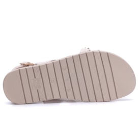 Sandália Feminina Via Marte Rasteira com Pedras 174-016