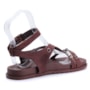Sandália Feminina Via Marte Rasteira com Pedras 174-016
