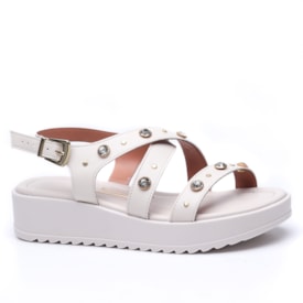 Sandália Feminina Vizzano Anabela com Pedras 6492.330