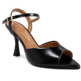 Sandália Feminina Vizzano Salto Alto Bico Folha 6489.105