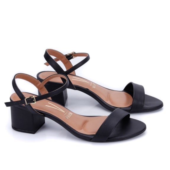 Sandália Feminina Vizzano Salto Quadrado 6291.900 N