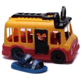 Sandália Grendene Infantil Mickey Com Ônibus 23272