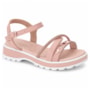 Sandália Infantil com Glitter e Tira de Coração Molekinha 2361.219