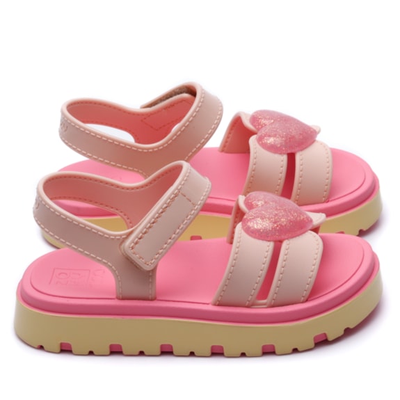 Sandália Infantil Coração Feminino Zaxy 19122 Andaraki