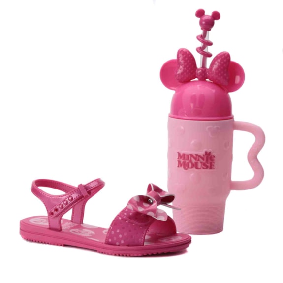 Sandália Infantil Feminina Grendene Disney Copo Exclusivo 23267
