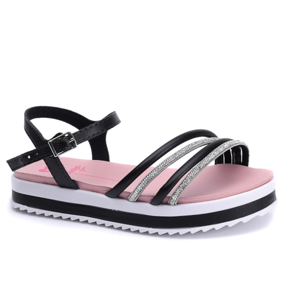 Sandália Infantil Feminina Molekinha Conforto com Brilho 2305.1567