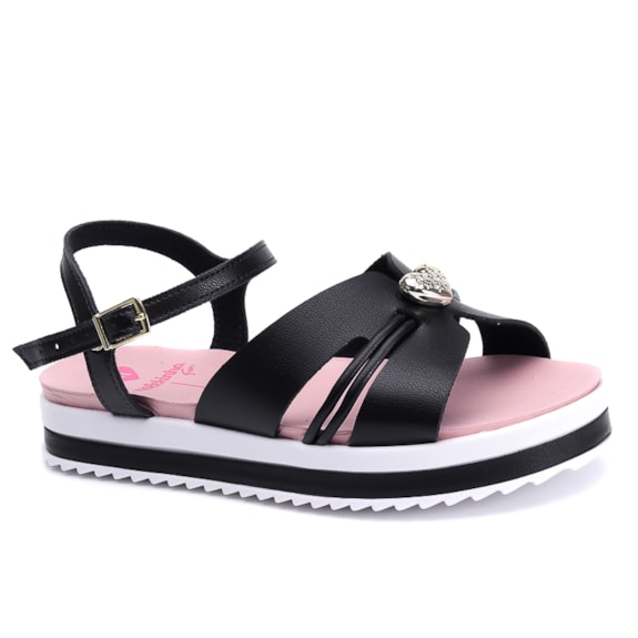 Sandália Infantil Feminina Molekinha Conforto Coração 2305.1574